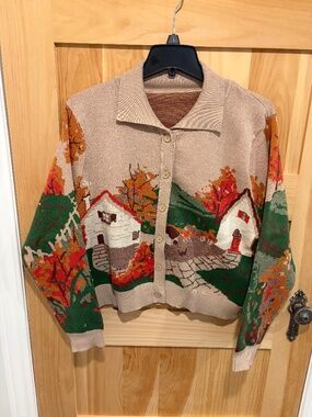 Cider Knitted Cardigan with Collar Size 1X